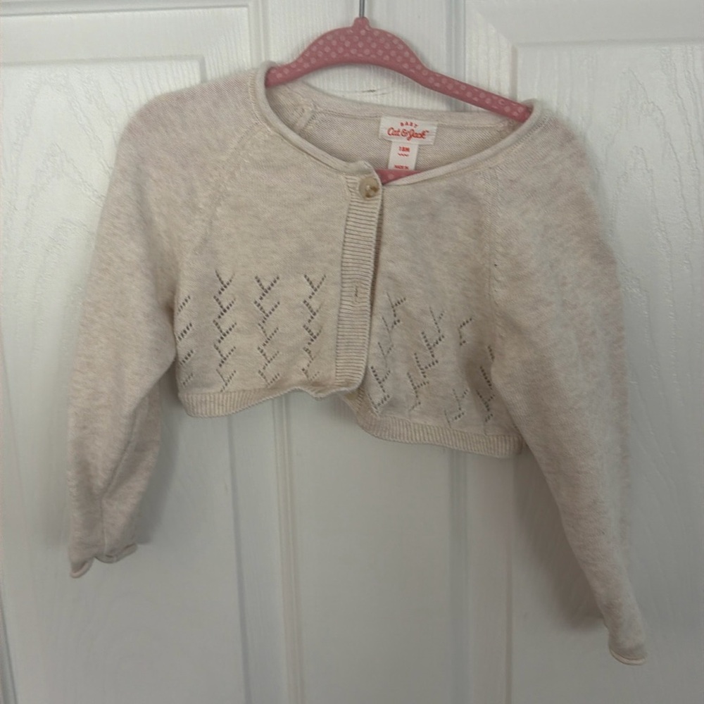 Worn once cropped cardigan